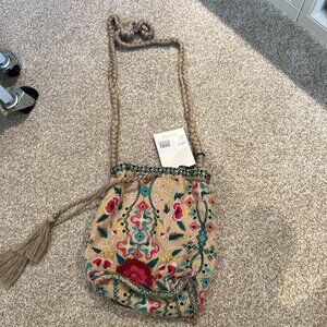 Johnny Was drawstring bag